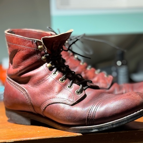 Red wing Iron Ranger boots, ox blood size 11. ￼Good condition! - Picture 2 of 14